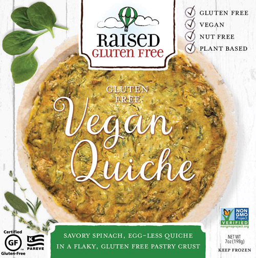 raised gluten free quiche