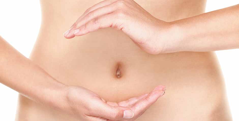 woman's stomach