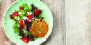 Berry salad with maple greek yogurt recipe