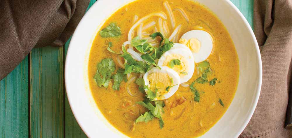 Burmese Chicken Noodle Soup