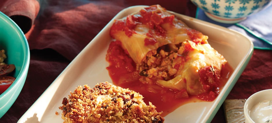 Wildly Good Lentil-Stuffed Cabbage
