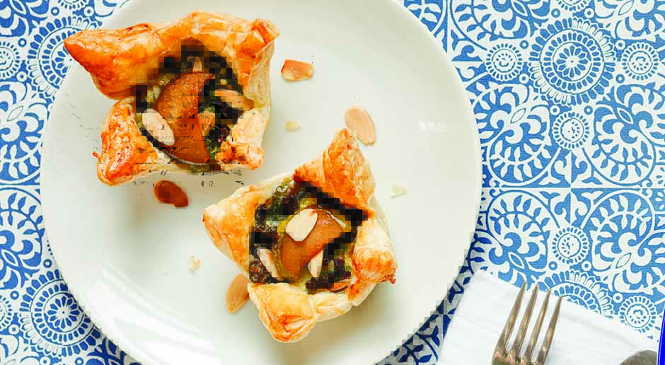Swiss Chard and Pear Pastry