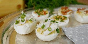 holiday deviled eggs