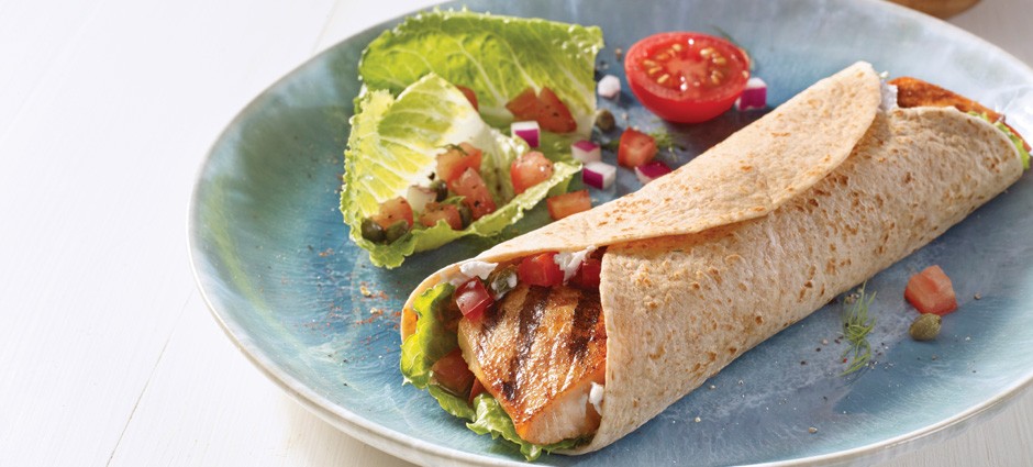 Mission Foods: Grilled Salmon Wraps