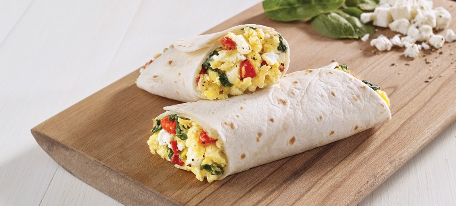Mission Foods: Red Pepper & Spinach Scramble Wraps