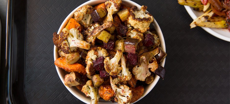Mixed roasted vegetables
