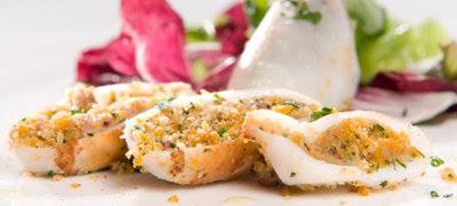 Stuffed Cuttlefish with Pecorino Cheese