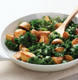 Roasted Potatoes & Kale