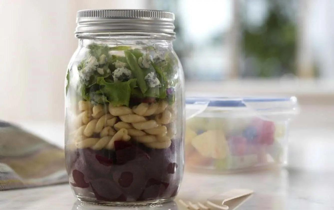 beet pasta salad
