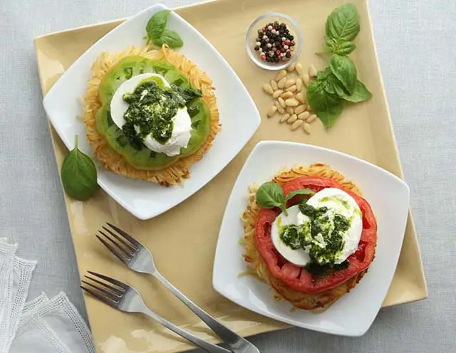 crunchy caprese