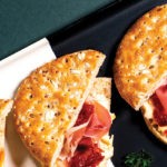 Ham and Cheese on Multigrain Sandwich Thin Rolls
