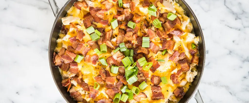 Loaded Cauliflower Chicken Bake