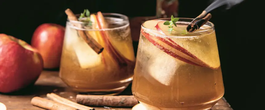 Honeycrisp Apple Bourbon Smash