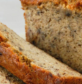 Banana Bread with Plant Butter