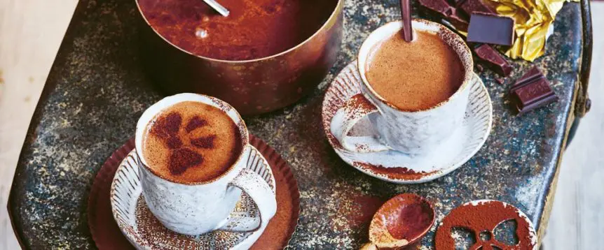 spiced hot chocolate