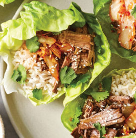 Korean-Inspired Beef Wraps