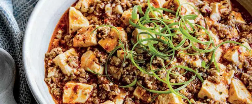 Spicy Tofu with Minced Pork