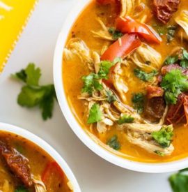 Creamy Chicken and Sun-Dried Tomato Instant Pot Soup