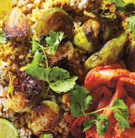 Brussels Sprout and Peanut Butter Curry Bowl