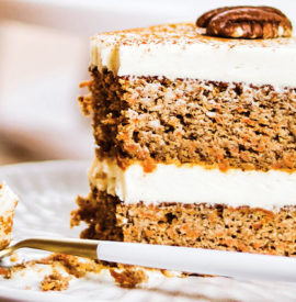 Spiced Carrot Cake with Cardamom Cream Cheese Frosting