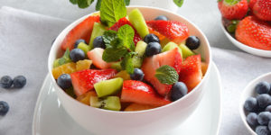 Fruit Salad with Mint & Honey