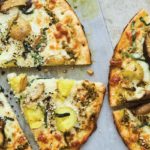 Pesto Potato & Mushroom Pizzas