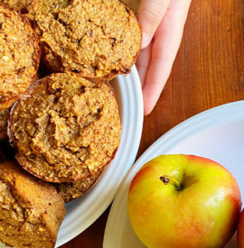 Apple Plum Muffins