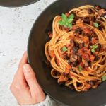 Black Bean Spaghetti Bolognese