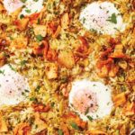 Toad-In-A-Hole Sheet-Pan Kimchi Hash Browns