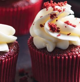 Cherry Red Velvet Cupcakes