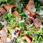 Salad with Hot-Smoked Salmon