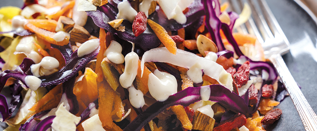 Detox Salad with Tofu Mayo