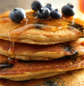Browned-Butter Blueberry Pancakes