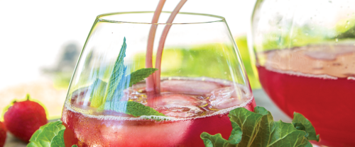 Rhubarb Iced Tea - Live Naturally Magazine